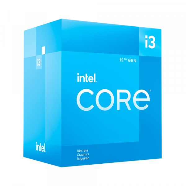 Cpu Intel Core I3 12100F (3.3GHz turbo up to 4.3GHz, 4 nhân 8 luồng, 12MB Cache)(BOX)
