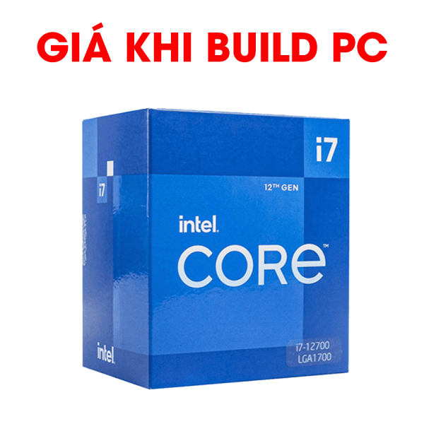 CPU INTEL CORE I7-12700 (3.6GHZ TURBO UP TO 4.9GHZ, 12 NHÂN 20 LUỒNG, 25MB CACHE, 65W) - SOCKET INTEL LGA 1700) Tray