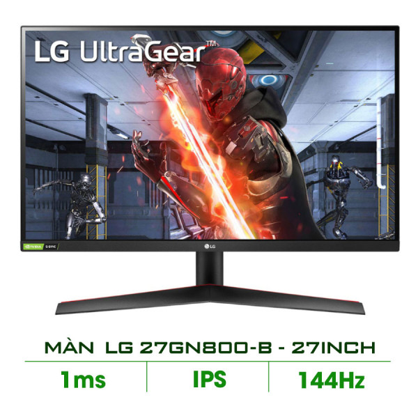 Màn hình máy tính LG 27GN800-B 27 inch UltraGear QHD IPS 1ms 144Hz