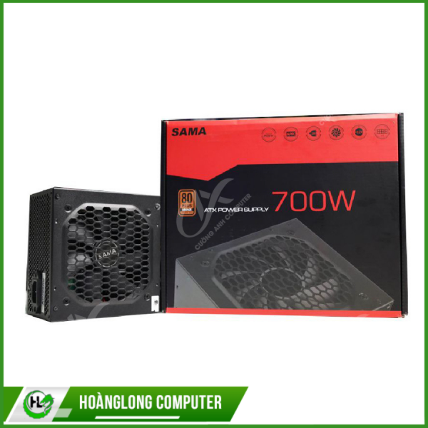 Nguồn máy tính  PC Sama 700W (80 Plus Bronze/Màu Đen)