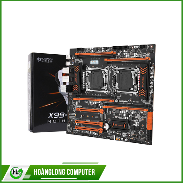 MAINBOARD HUANANZHI  X99 - F8D DUAL CPU (8 KHE RAM-4/DUAL-XEON/NVME/DUAL-LAN)