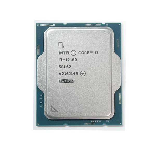Cpu Intel Core I3 12100 / 3.3GHz Turbo 4.3GHz / 4 Nhân 8 Luồng / 12MB / LGA 1700 (Tray)