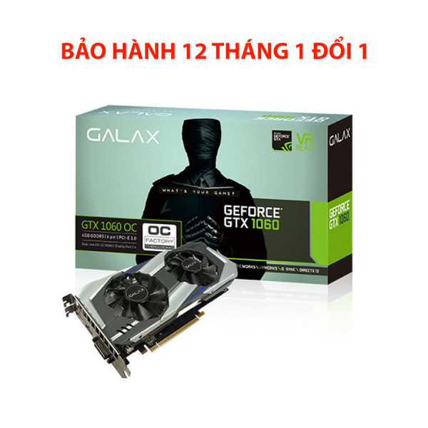 VGA GTX 1060 6G 2 FAN DDR5 192 Bit LikeNew