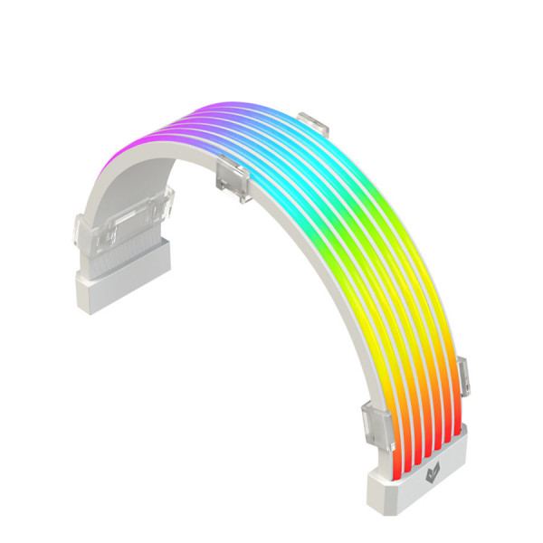 Dây Led Nguồn VGA Pin Coolmoon AL300 Neon strip RGB Trắng