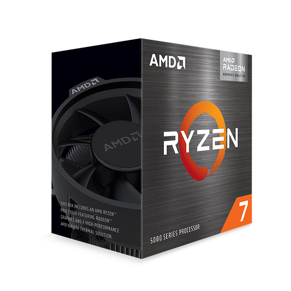 Cpu AMD Ryzen 7 5700G (8 Nhân / 16 Luồng | 3.8GHz Boost 4.6GHz | 16MB Cache | TDP 65W) Tray