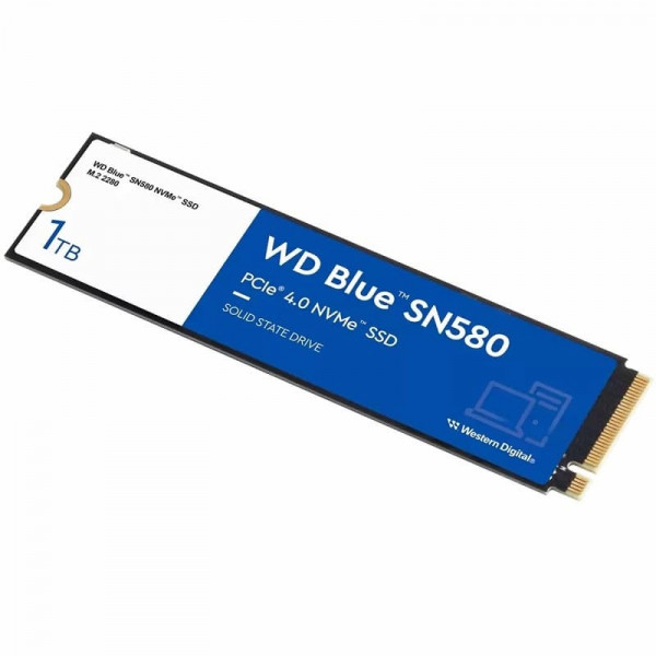 SSD WD BLUE SN580 1TB (ĐỌC 4150MBs/ GHI 4150MBs) M2 PCIE GEN 4.0 (WDS100T3B0E)