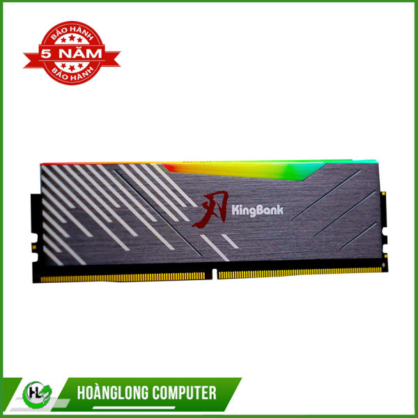 RAM KINGBANK 16G BUS 6400HZ DDR5 BLACK TẢN NHIỆT RGB