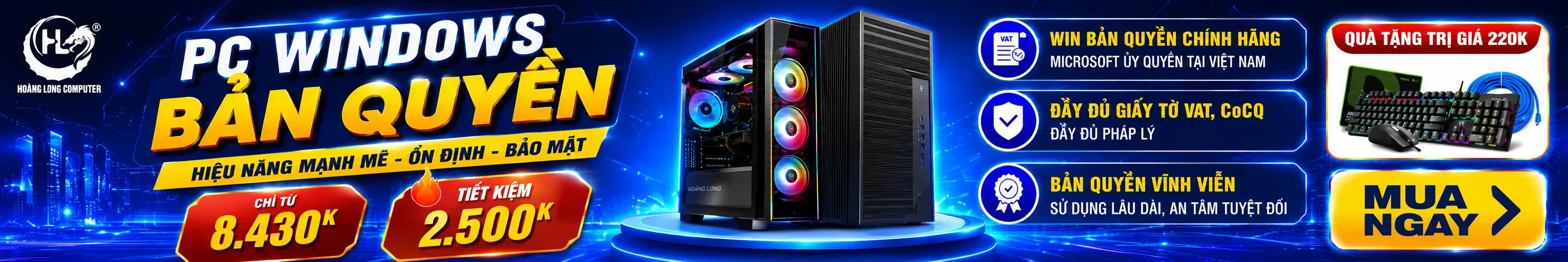 Banner pc bản quyền