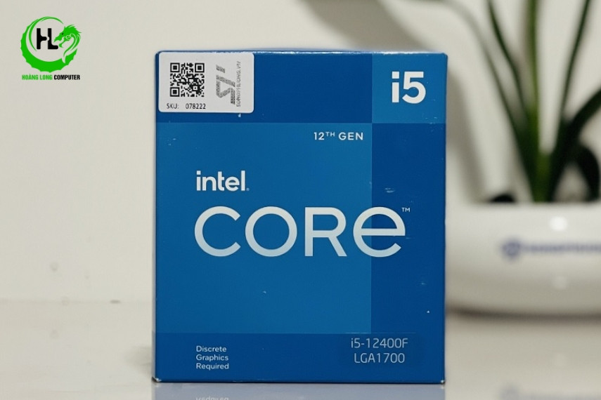 CPU intel i5 12400f hiệu năng mạnh mẽ