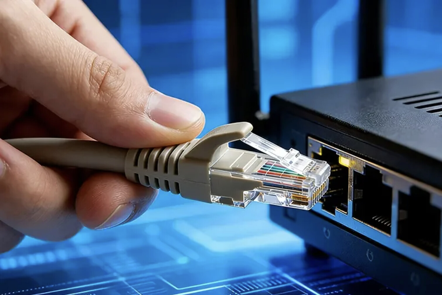 Đổi sang mạng LAN để khắc phục lỗi ping cao LOL