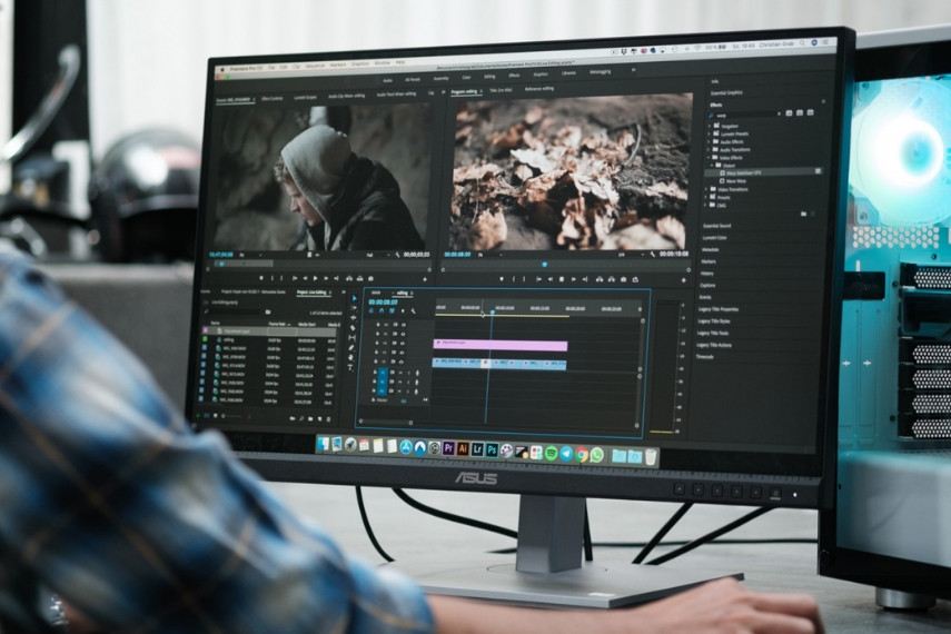 Màn hình máy tính 4K với tần số quét cao