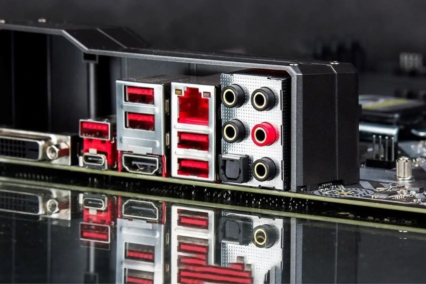 Mainboard H510 được trang bị đầy đủ các cổng kết nối