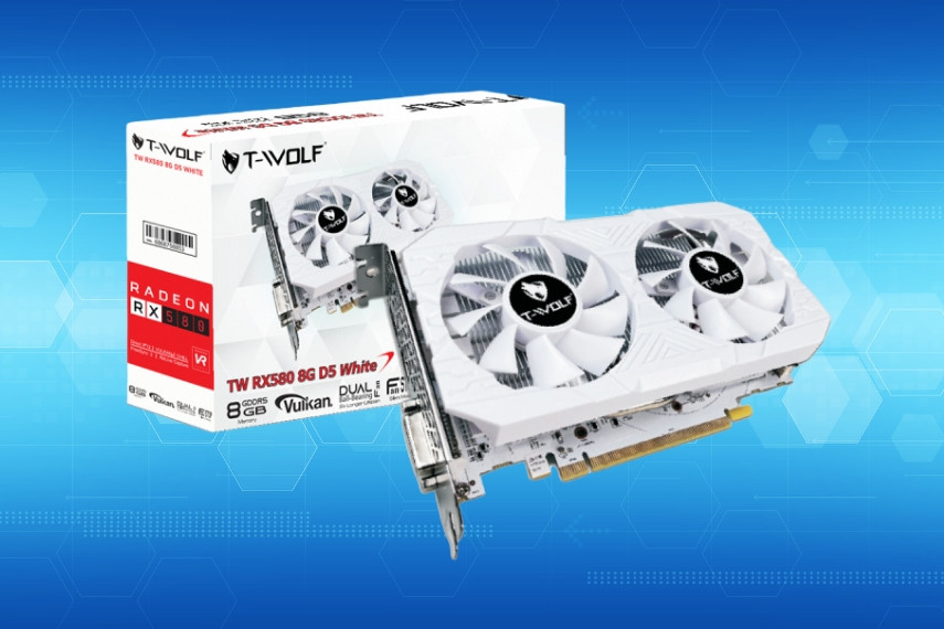 RX 580 T-WOLF phù hợp cho cấu hình PC gaming phong cách