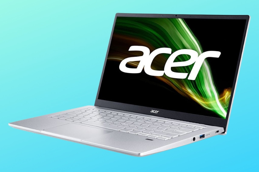 Laptop Acer Swift với thiết kế mỏng nhẹ
