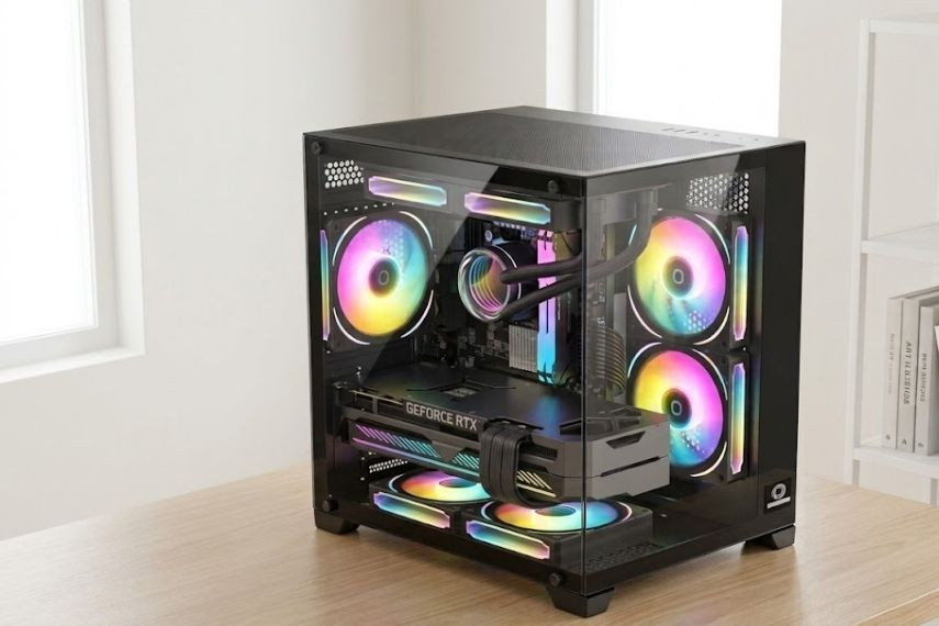 Case bể cá sở hữu kính cường lực giúp khoe trọn bộ linh kiện cao cấp bên trong