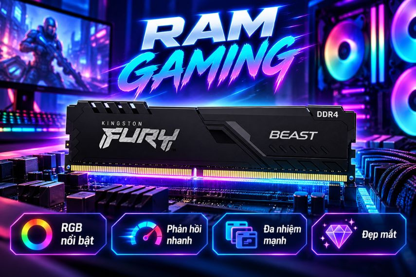 Kingston cung cấp đa dạng sản phẩm RAM