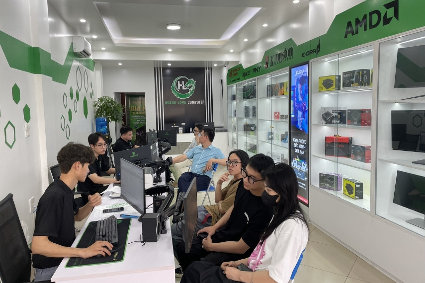 Hoàng Long Computer sở hữu hệ thống chi nhánh tại Hà Nội, Hải Phòng và HCM