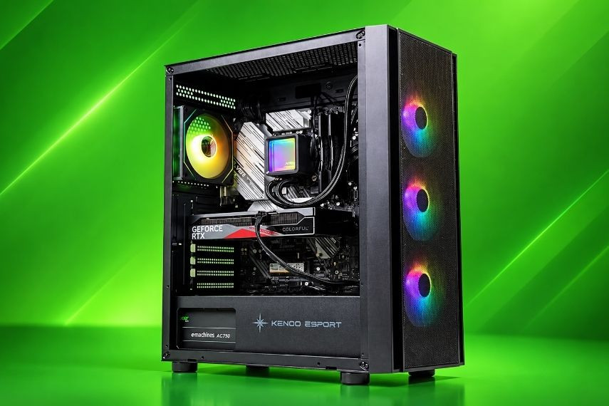 PC i9-12900K tập trung sức mạnh xử lý CPU, phù hợp với ngân sách ưu tiên hiệu năng đa nhiệm