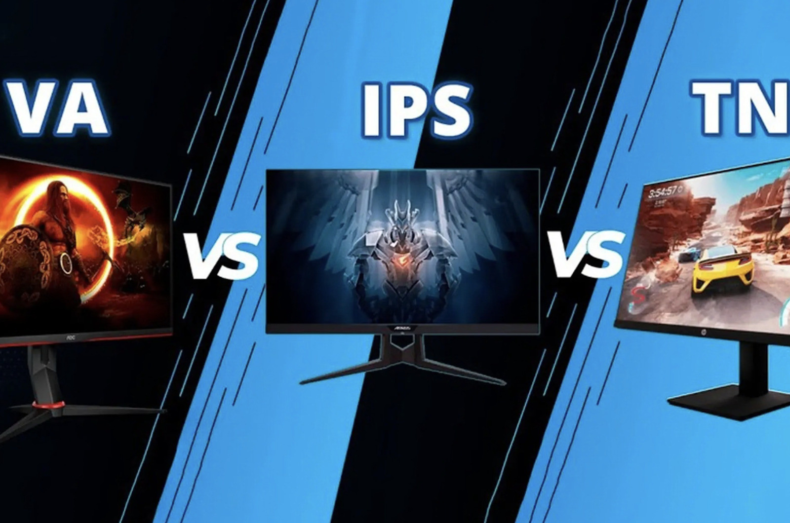 So sánh màn hình TN, IPS và VA 
