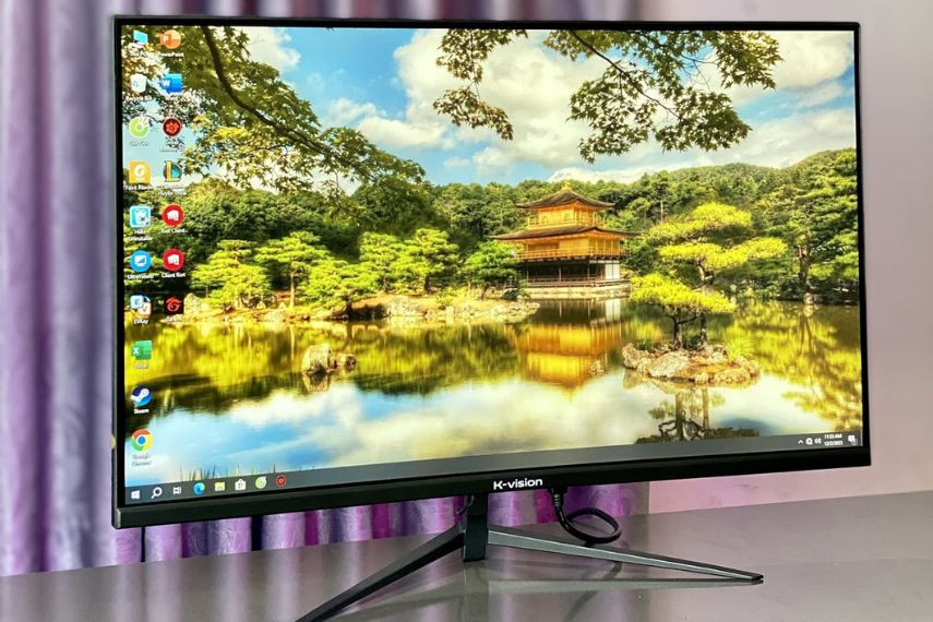 Màn hình kv vision 27 inch cong, hình ảnh bao quát