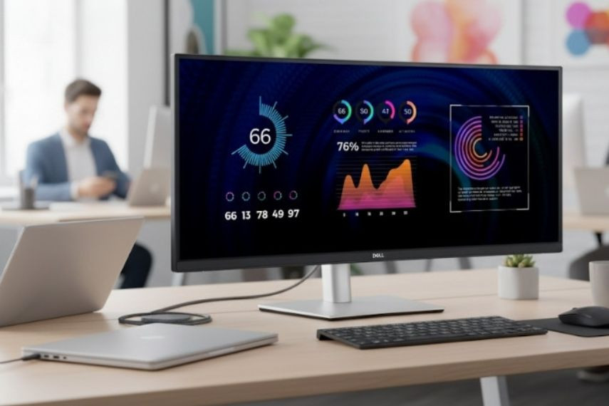 Màn hình máy tính 34 inch là loại màn hình có kích thước đường chéo khoảng 34 inch (xấp xỉ 86cm)