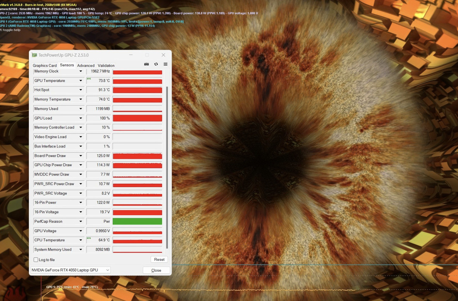 FurMark là phần mềm stress test card màn hình