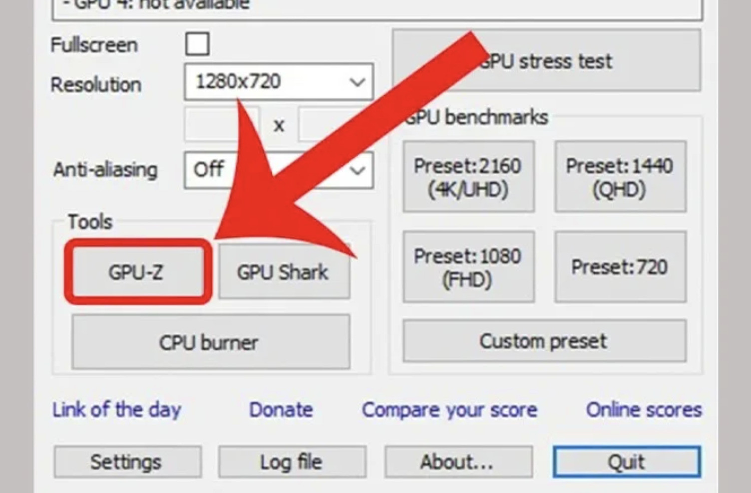 GPU-Z giúp kiểm tra chi tiết test card màn hình