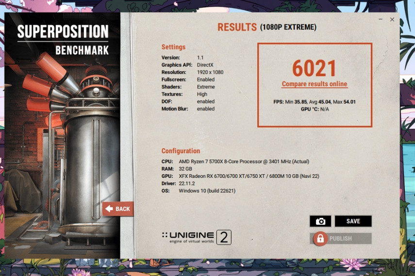 Unigine Superposition đánh giá hiệu năng GPU