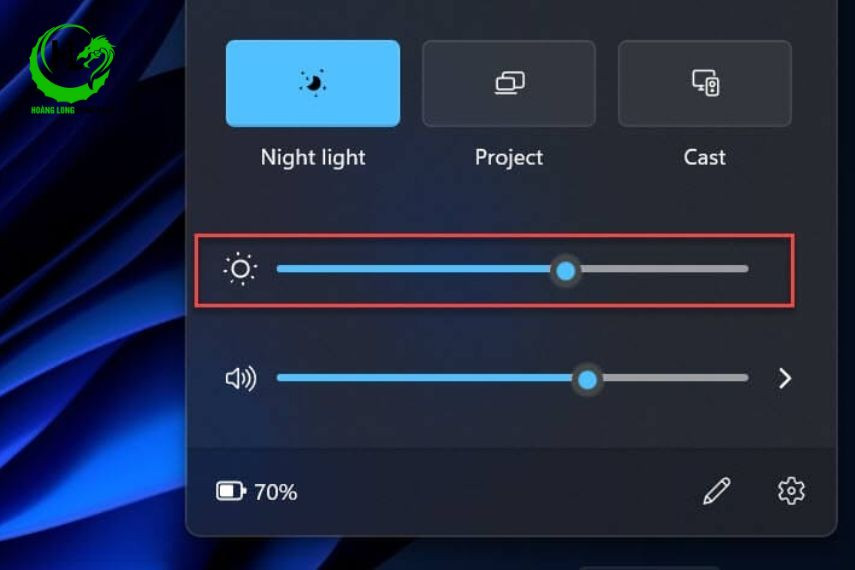 Thay đổi độ sáng màn hình Windows