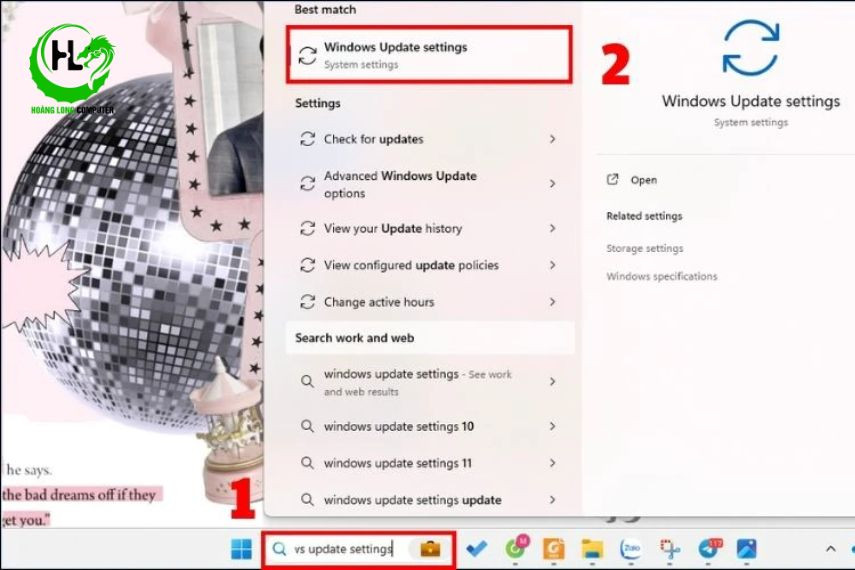 cập nhật hệ điều hành máy tính