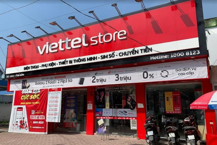 cửa hàng bán laptop uy tín tại hà nội viettel store