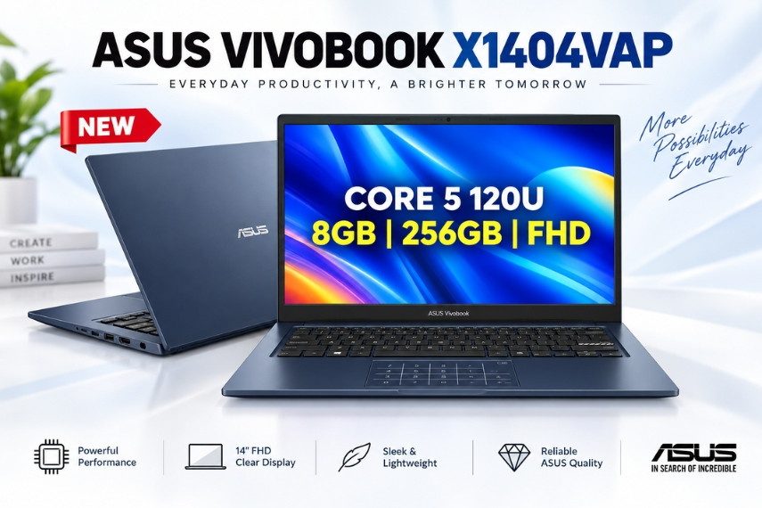 ASUS Vivobook X1404VAP phù hợp cho nhu cầu học tập của sinh viên