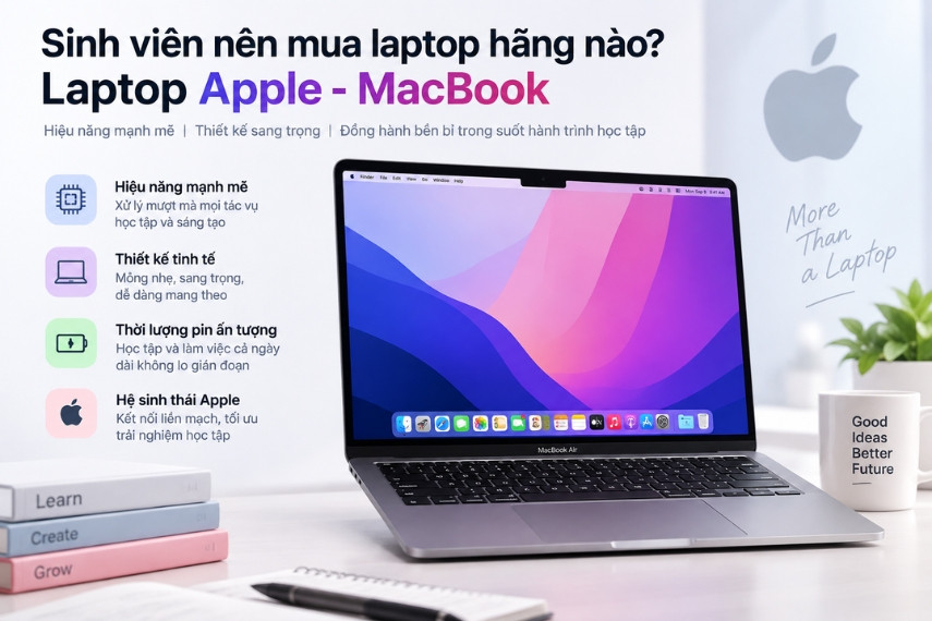 MacBook tối ưu trải nghiệm học tập trong hệ sinh thái Apple