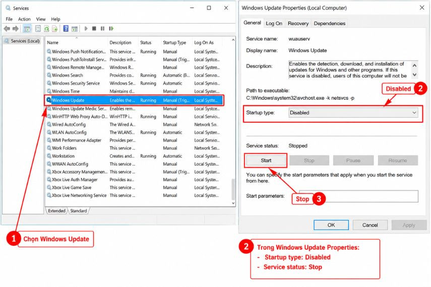 thiet-lap-windows-update-thanh-disabled-trong-cua-so-services
