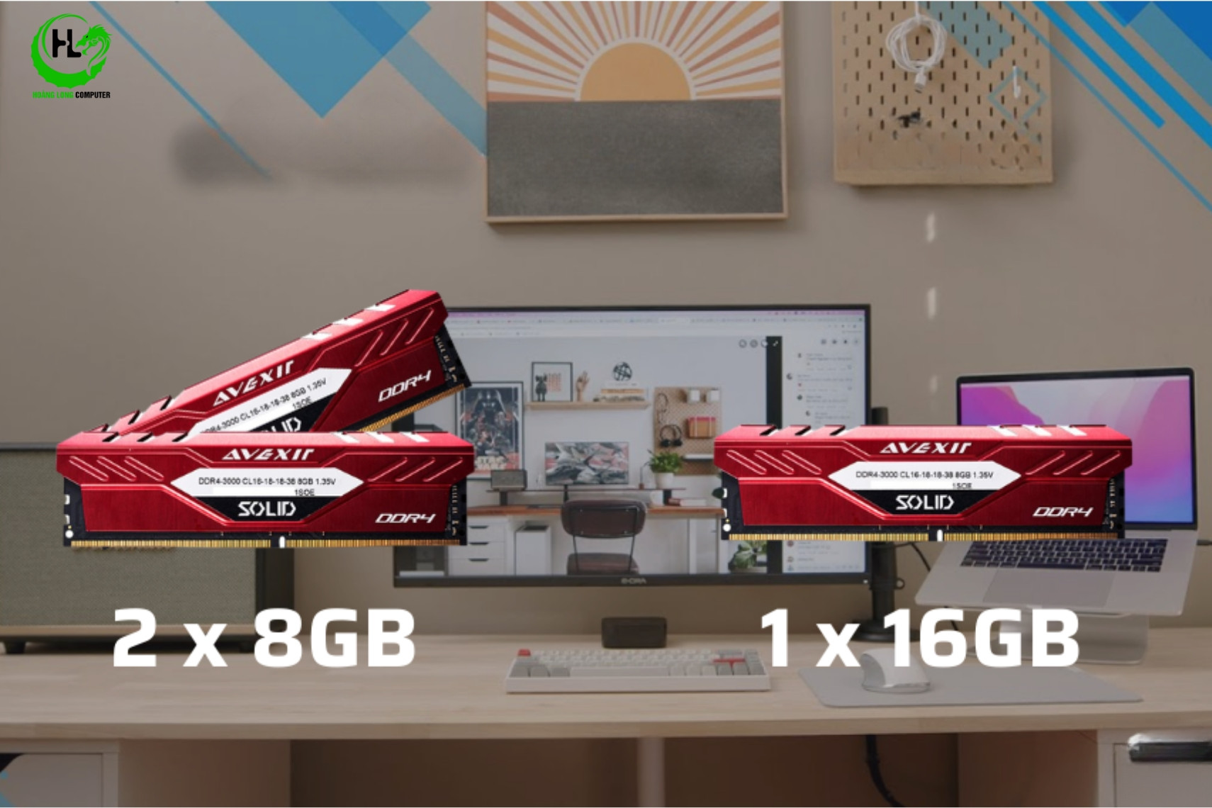 RAM 8GB và 16GB