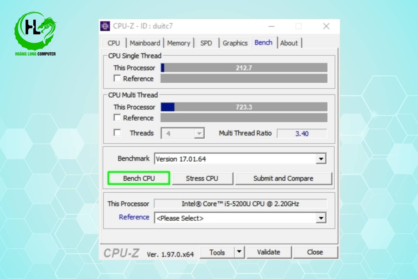 cách dùng cpu z