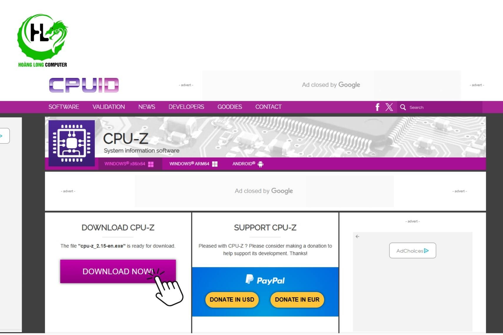 tải cpu z