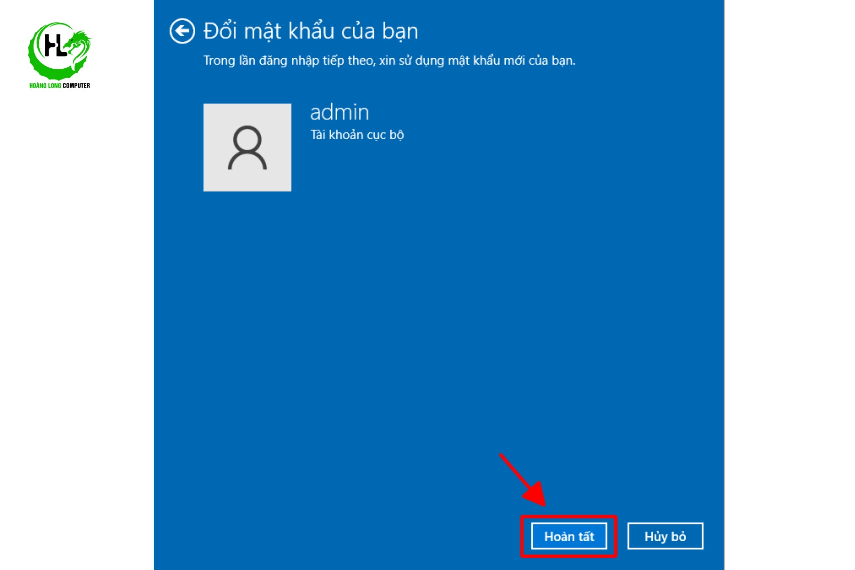 xóa mật khẩu win 10