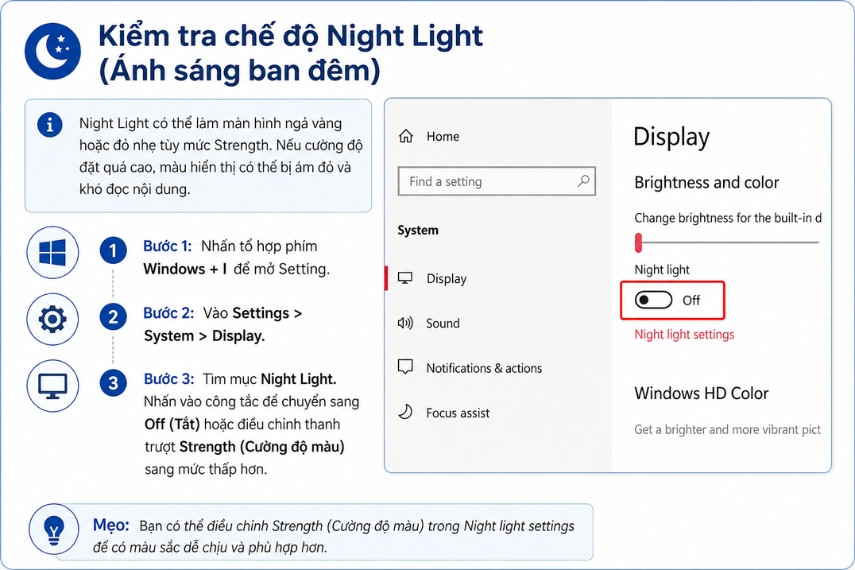 màn laptop bị đỏ