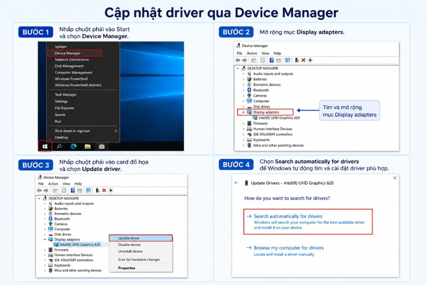 laptop bị đỏ màn hình
