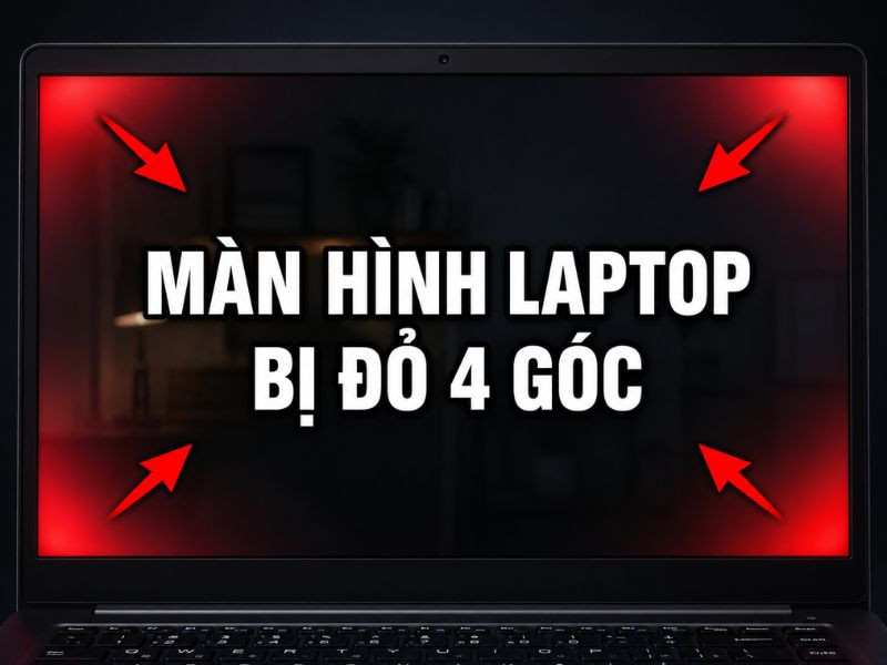 dấu hiệu màn hình laptop bị đỏ