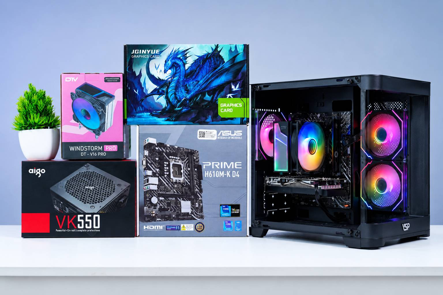 PC I5 13400F GTX 1660 SUPER Chiến Game Mượt Giá Tốt