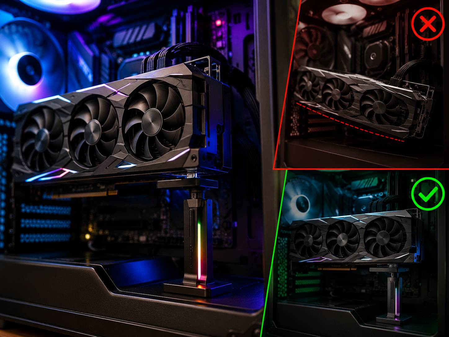 Vì Sao PC Chiến Game Cần Trang Bị Giá Đỡ Card Đồ Họa VGA?