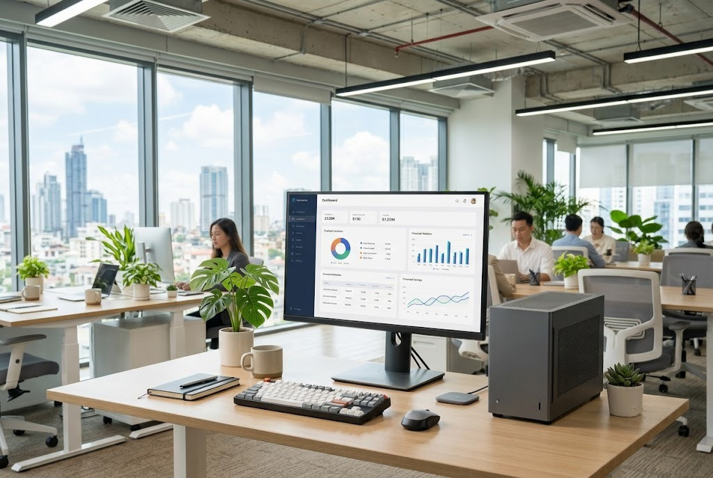 Giải Pháp Máy Tính Văn Phòng Doanh Nghiệp Toàn Diện Tại Hoàng Long Computer  