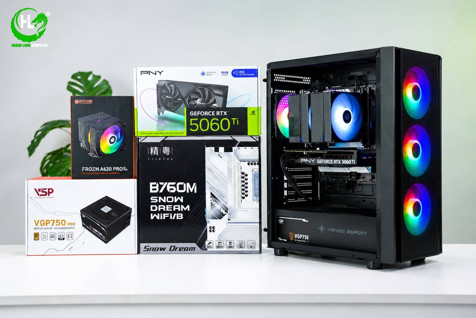 I5 14600KF RTX 5060 Ti 16GB Hiệu Năng Đỉnh Cho Mọi Nhu Cầu
