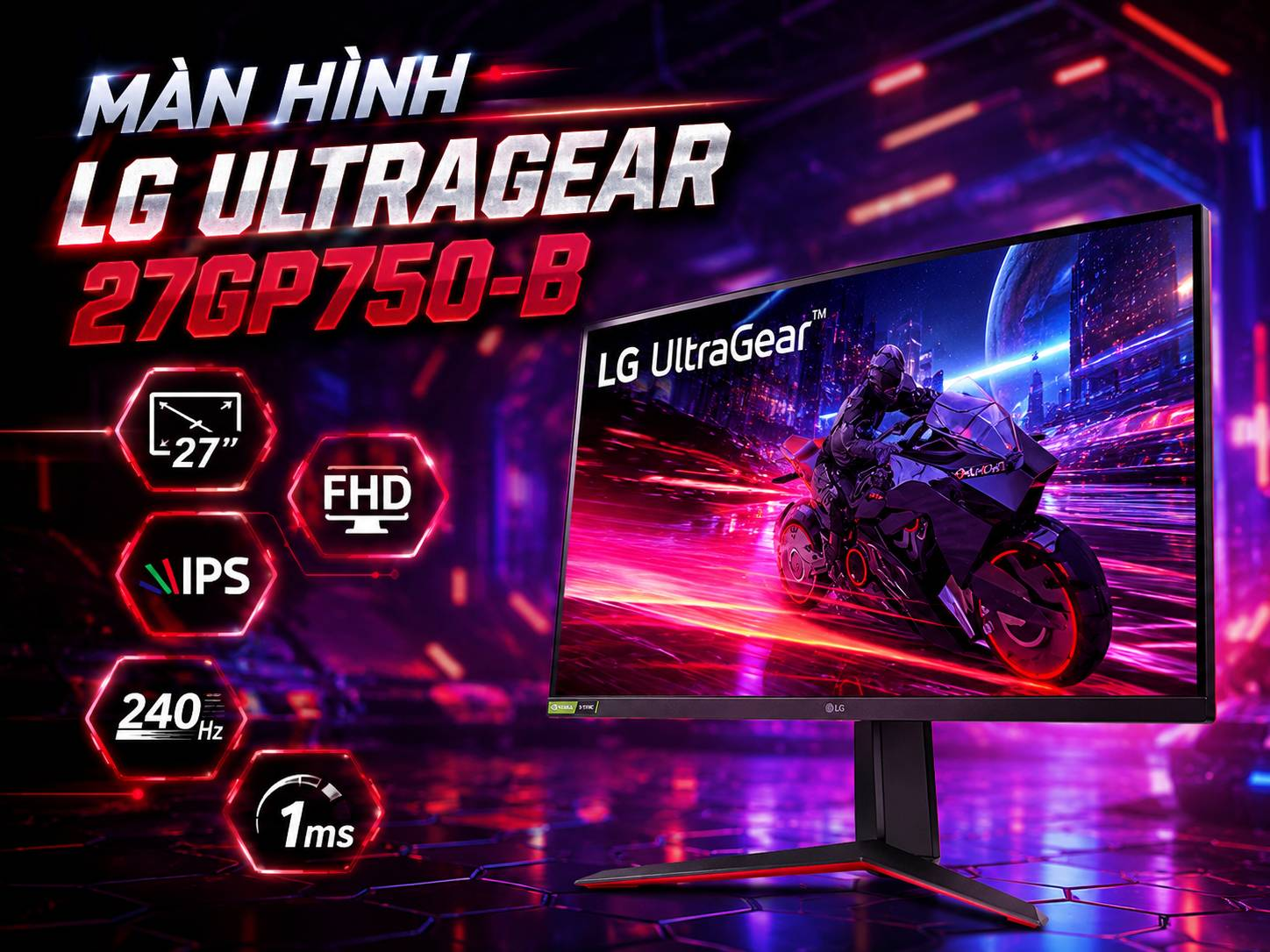 Đánh Giá LG UltraGear 27GP750-B: Màn Hình Gaming 240Hz Siêu Tốc 