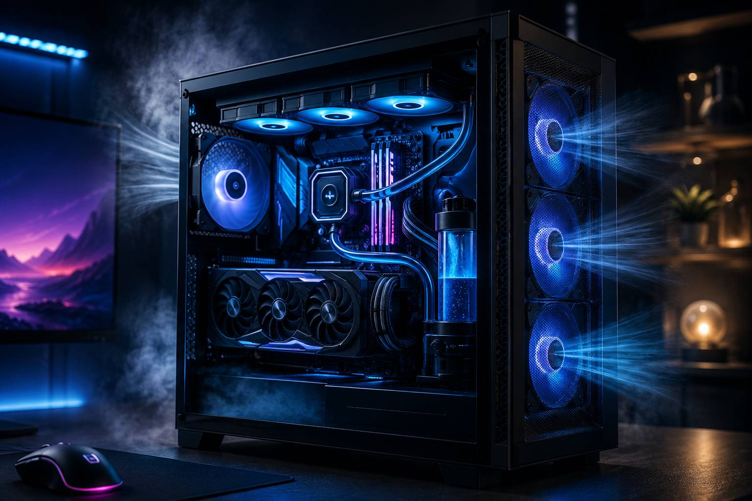 Giải Pháp Tản Nhiệt Toàn Diện Cho Bộ PC Gaming Hi End Năm 2026