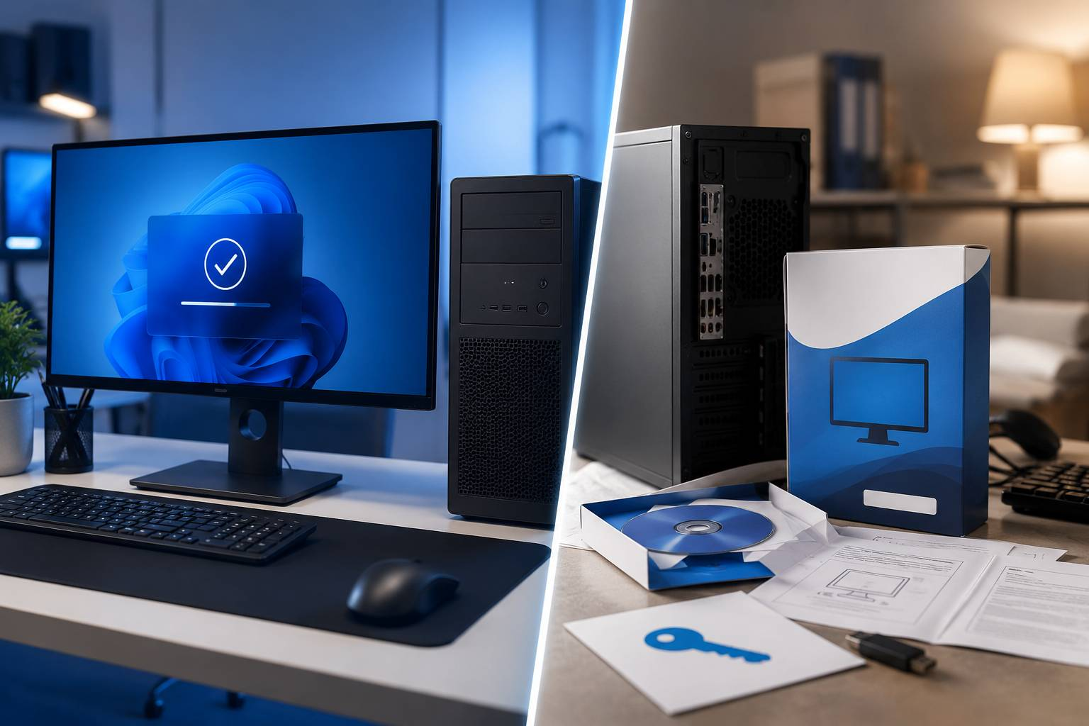 So Sánh PC Có Win Sẵn Và Mua Windows FQC-10528