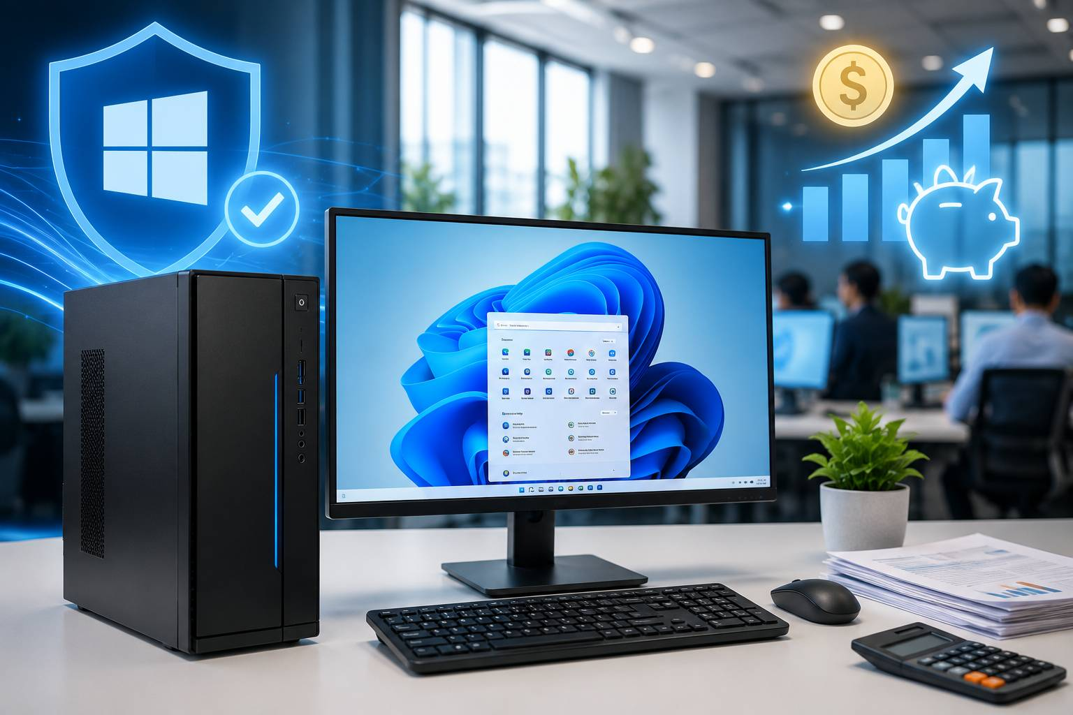Tối Ưu Chi Phí Với PC Windows 11 Pro Tích Hợp Sẵn