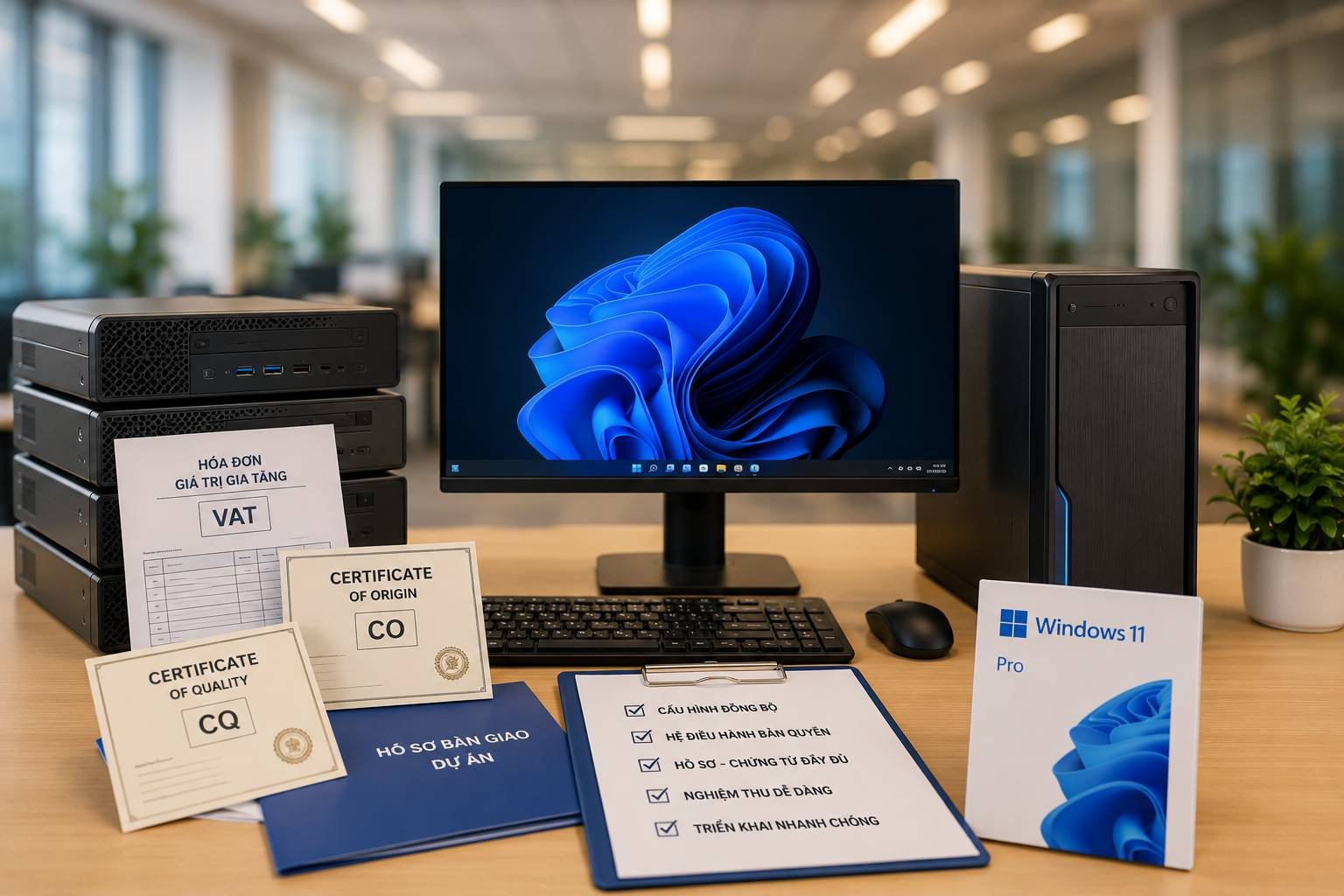 Giải Pháp PC Windows 11 Pro Cho Dự Án Doanh Nghiệp
